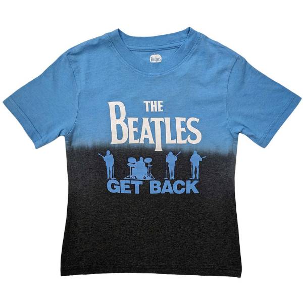 The Beatles Kids T-Shirt - Beatles Get Back - Blue Tie Dye