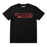 The Prodigy Kids T-shirt with The Prodigy Disrupta logo printed in full colour on a plain black t-shirt
