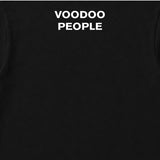 The Prodigy Kids T-shirt with The Prodigy Voodou People text printed in white on the back of a plain black tshirt 