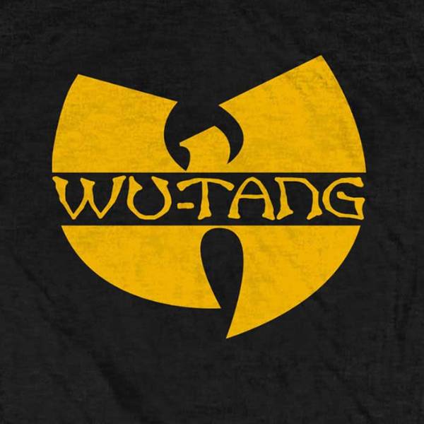 Wu-Tang Clan Adult T-Shirt - Wu-Tang Logo - Black T-Shirt