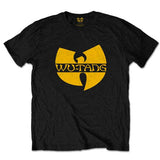 Wu-Tang Clan Adult T-Shirt - Wu-Tang Logo - Black T-Shirt