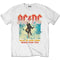 AC/DC Adult T-Shirt - Blow Up Your Video World Tour 1988 - White