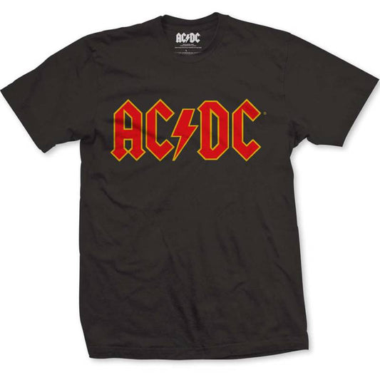 AC/DC Adult T-Shirt - Classic AC/DC Red Logo