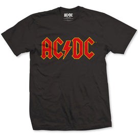 AC/DC Kids Black T-Shirt - Red AC/DC Logo