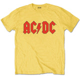 AC/DC Kids Yellow T-Shirt - Red Logo