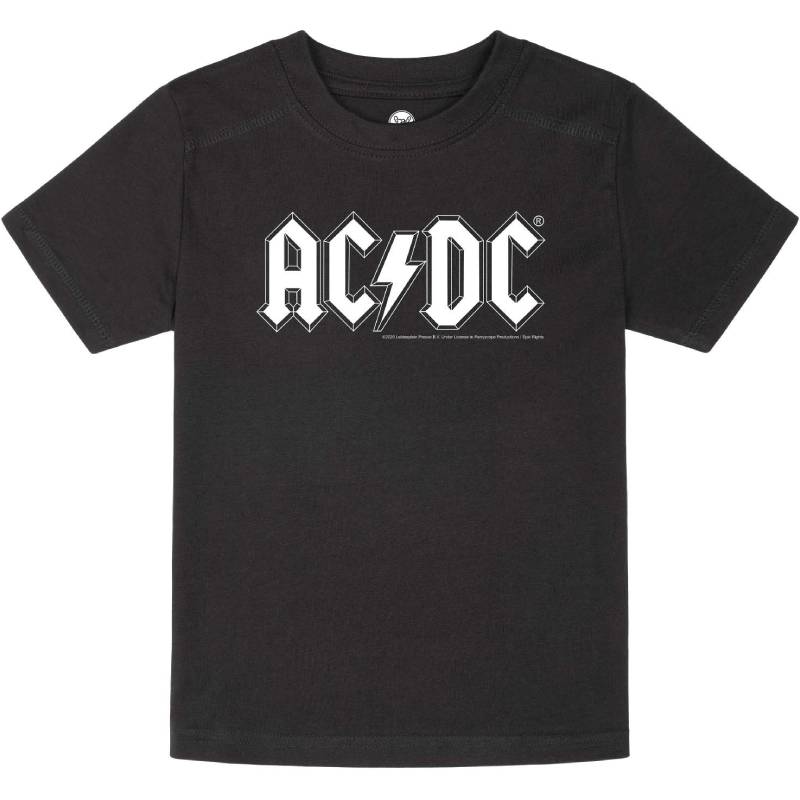 AC/DC Kids T-Shirt - Classic White AC/DC Logo