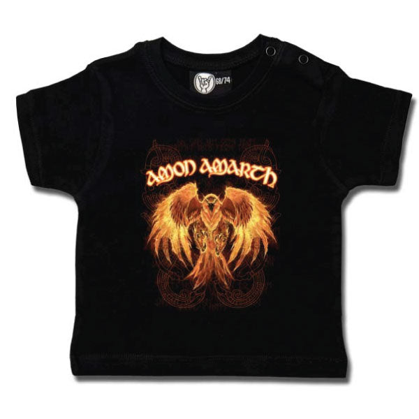 Amon Amarth Baby T-Shirt - Burning Eagle