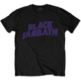 Black Sabbath Adult T-Shirt - Black Sabbath Purple Logo