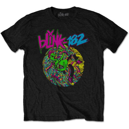 Blink 182 Adult T-Shirt - Overboard Event - Black