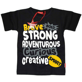 Brave, Bold, Strong, Adventurous Kids T-Shirt