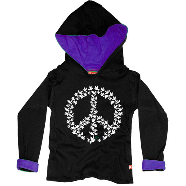Doves of Peace Kids Hoody by Stardust