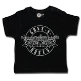 Guns 'N' Roses Baby T-Shirt Logo Outline - Black