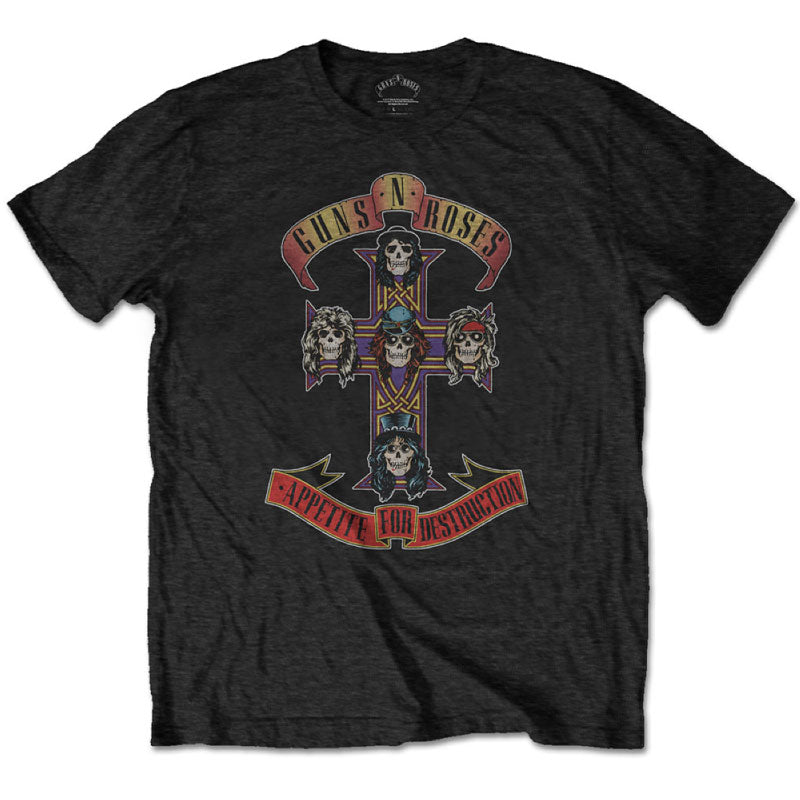 Kids Guns N Roses T-Shirt - Appetite For Destruction Artwork