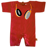 Headphones Baby Romper by Stardust