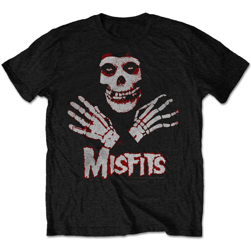Cool Misfits Kids T-Shirt - Crimson Ghost Hands