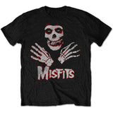 Misfits Adult T-Shirt - Crimson Ghost Hands