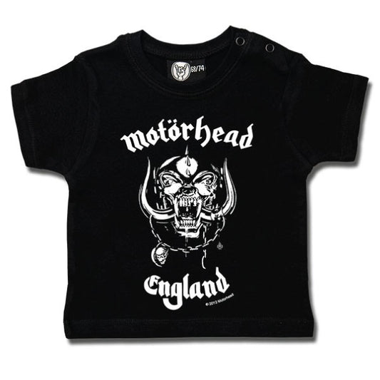 Motorhead Baby T-Shirt - Motorhead England Artwork