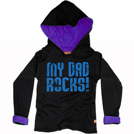My Dad Rocks Kids Hoody by Stardust