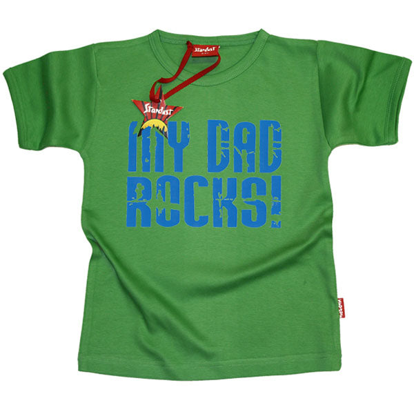 My Dad Rocks Kids T-Shirt by Stardust