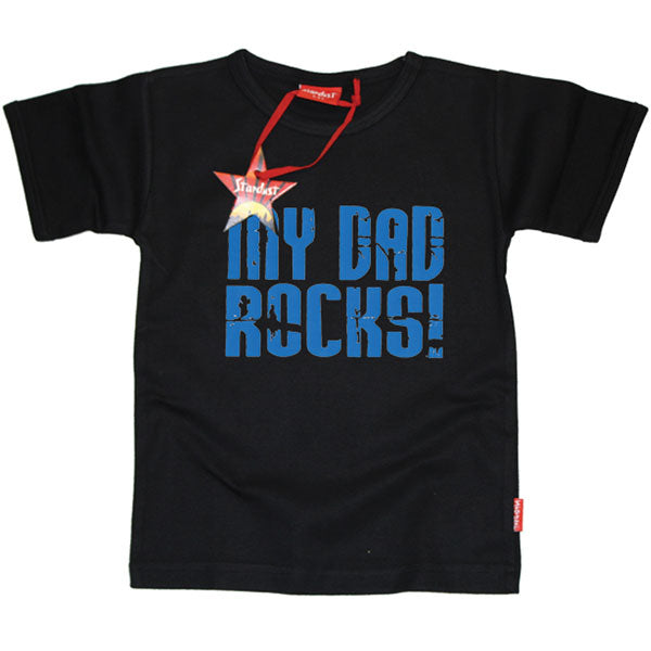 My Dad Rocks Kids T-Shirt by Stardust