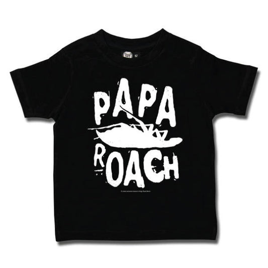 Papa Roach Kids Black T-Shirt - Logo