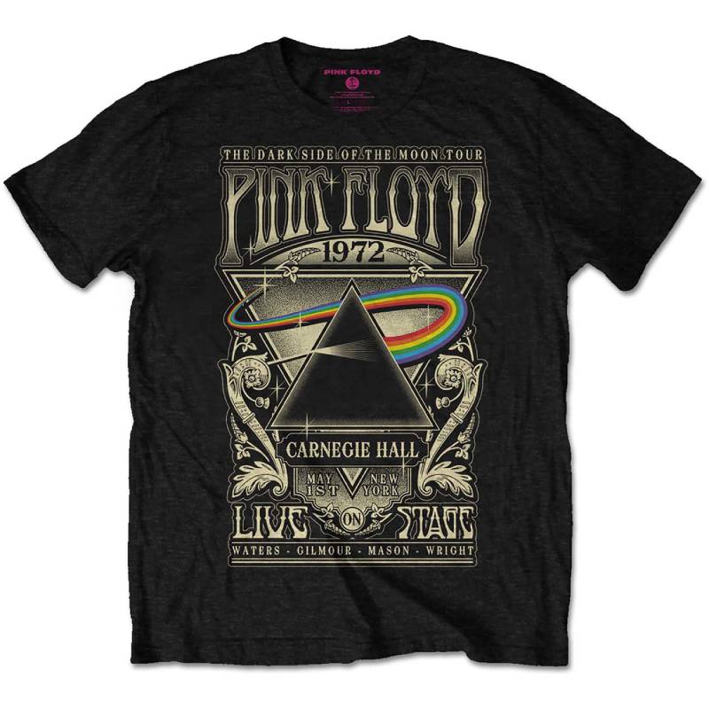 Pink Floyd Adult T-Shirt - Dark Side Of The Moon Tour 1972