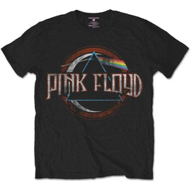 Pink Floyd Adult T-Shirt - Dark Side Of The Moon Vintage Logo