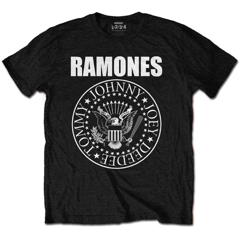 Ramones Kids T-Shirt - Ramones Presidental Seal - Black T-Shirt