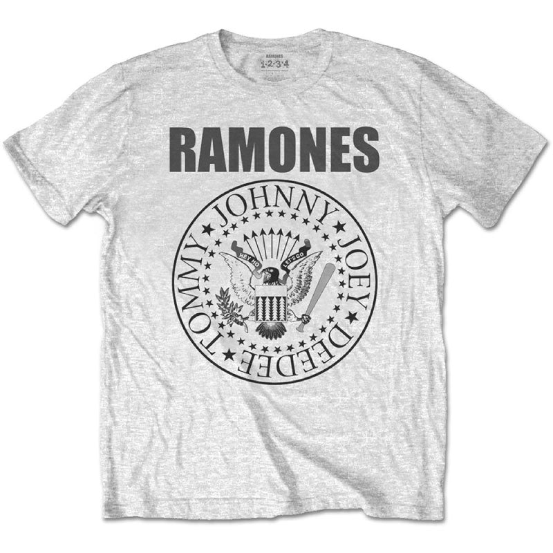 Ramones Kids T-Shirt - Ramones Presidental Seal - Light Grey T-Shirt