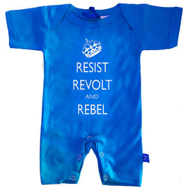 Resist, Revolt & Rebel Baby Romper by Stardust