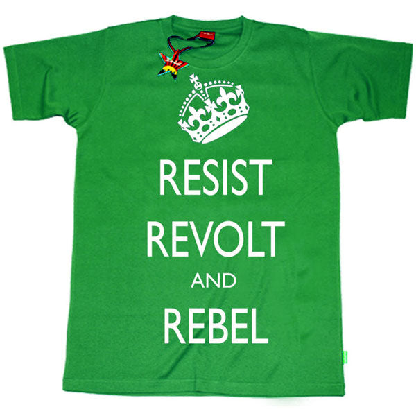 Resist, Revolt, Rebel Teenage Girls T-Shirt