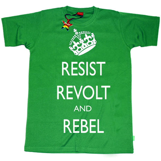 Resist, Revolt, Rebel Teenage Girls T-Shirt