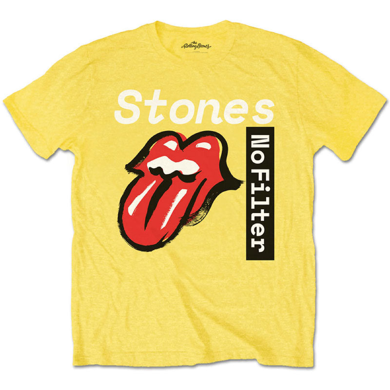 Rolling Stones 'No Filter Tour' Official T-Shirt - Men's Charcoal Grey Cotton Tee (Size M)