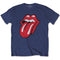 Rolling Stones Kids T-Shirt - Classic Rolling Stones Tongue Logo - Blue T-Shirt