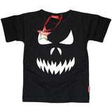 Scary Face Kids T-Shirt by Stardust