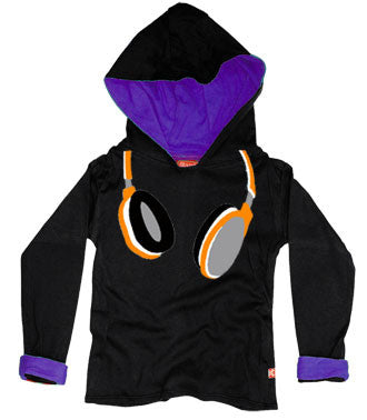 Kids Headphones Hoody by Stardust