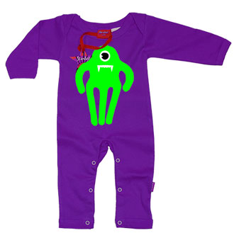 Monster Vampire Baby Playsuit by Stardust