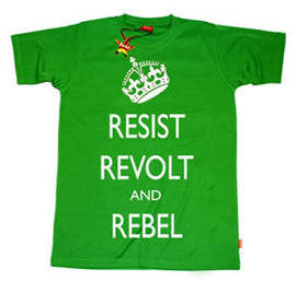Resist, Revolt, Rebel Teenage Boys T-Shirt by Stardust